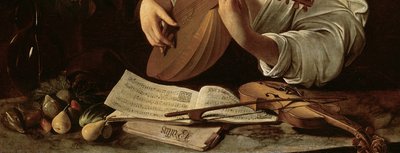 The Lute Player, c.1595 by Michelangelo Merisi Caravaggio